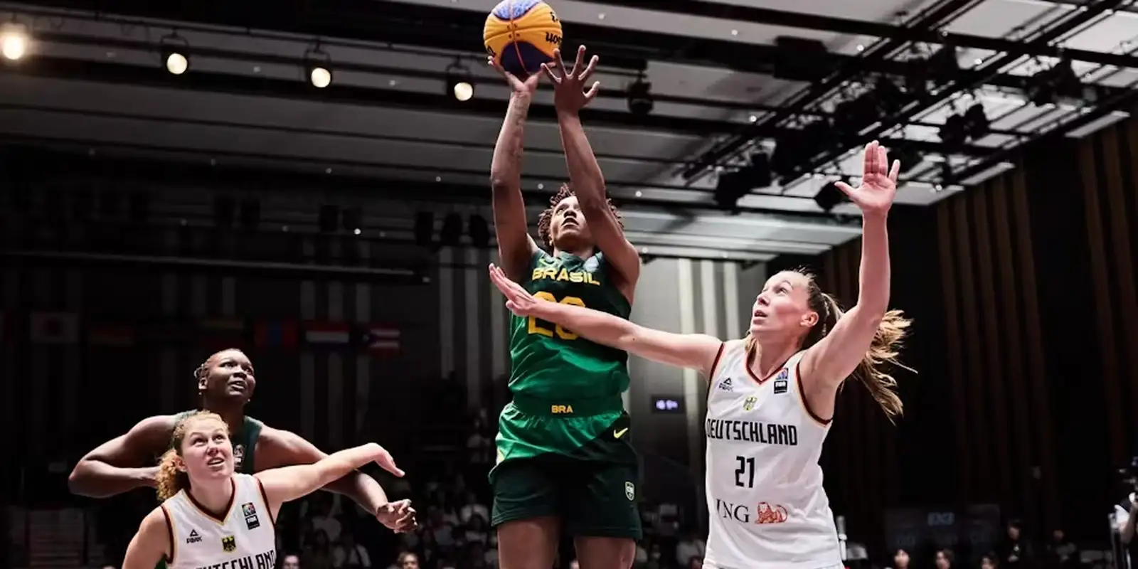 Brasil bate Áustria e segue no Pré-Olímpico de basquete feminino 3×3