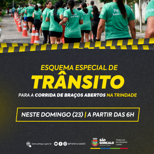 Corrida de rua altera trânsito na Trindade no próximo domingo