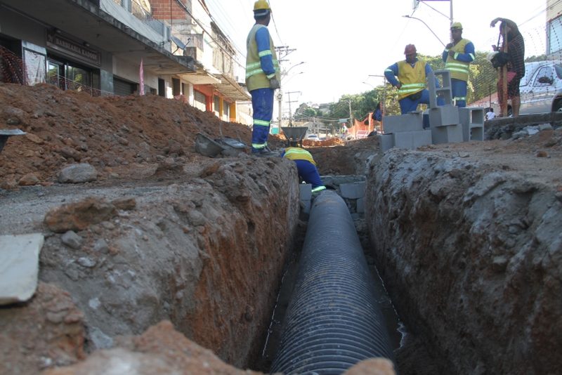 Obras do MUVI: novas redes de drenagem no Paraíso