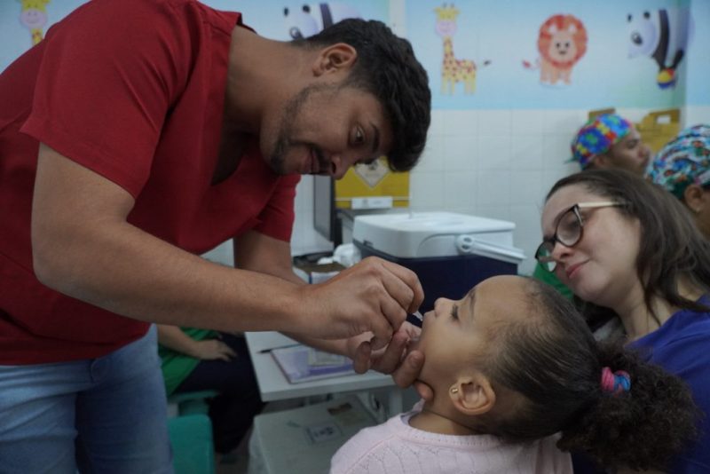 São Gonçalo realiza campanha contra poliomielite