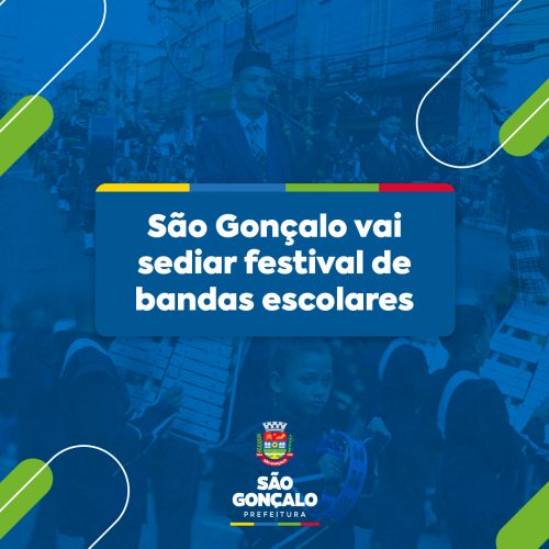 São Gonçalo vai sediar festival de bandas escolares
