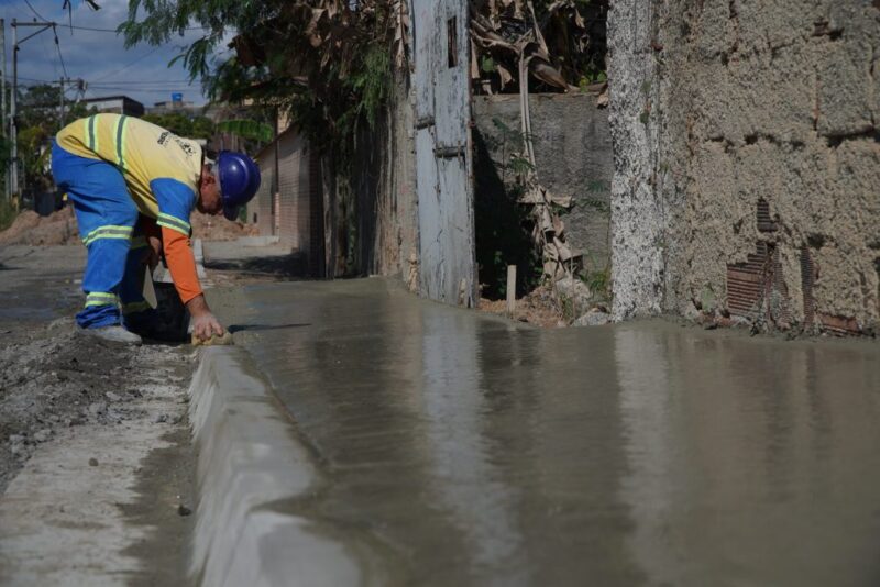 Obras no Jardim Bom Retiro seguem a todo vapor