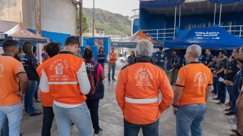 Defesa Civil faz simulação de desocupação em caso de chuva forte antes do verão – Prefeitura da Cidade do Rio de Janeiro