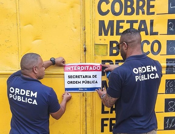 Seop apreende mais de 20 kg de cobre em ferro-velho clandestino, na Zona Oeste – Prefeitura da Cidade do Rio de Janeiro