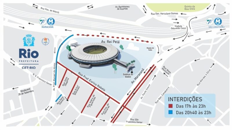 CET-Rio monta esquema de trânsito para jogo entre Fluminense e Criciúma, no Maracanã – Prefeitura da Cidade do Rio de Janeiro