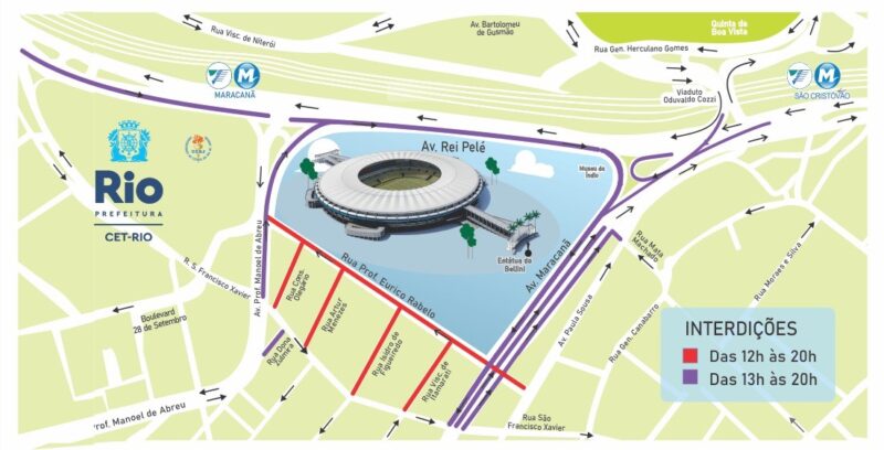 Final da Copa do Brasil terá esquema especial de trânsito ao redor do Maracanã – Prefeitura da Cidade do Rio de Janeiro