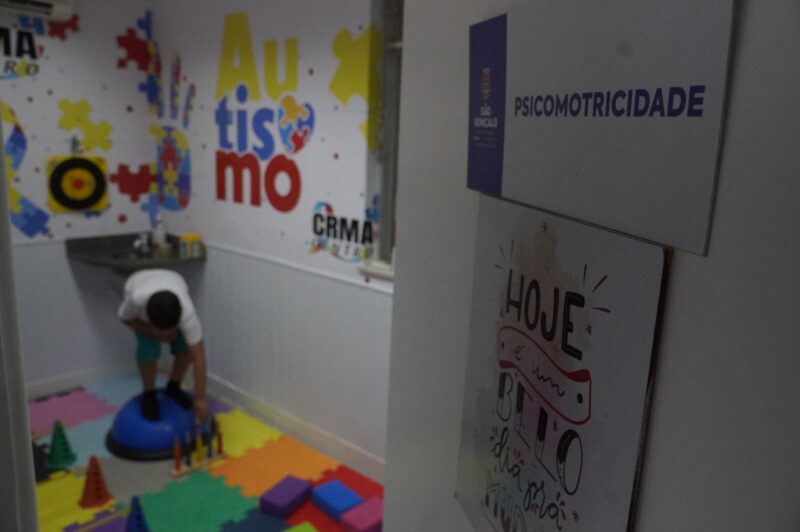 Psicomotricidade auxilia atendidos no Centro de Referência do Autista