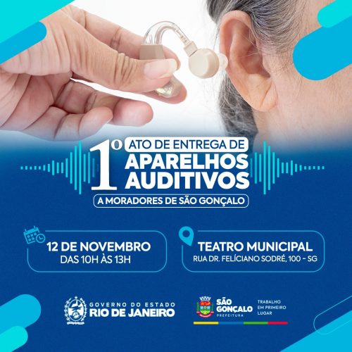 São Gonçalo faz mutirão para entrega de aparelhos auditivos