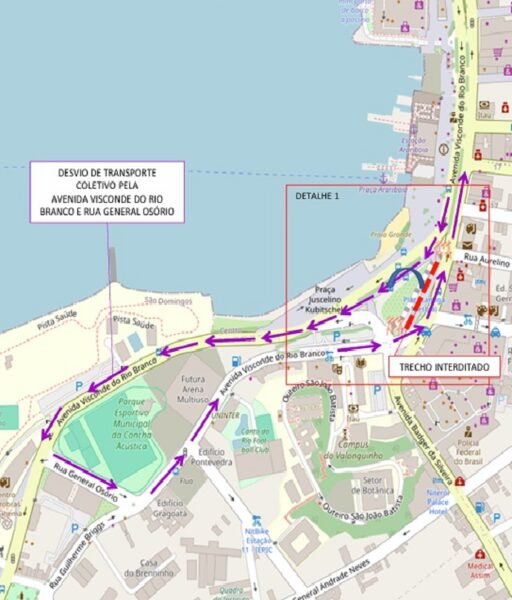 Começa nesta quinta (21) a segunda etapa de mudanças no trânsito no Centro de Niterói – Prefeitura Municipal de Niterói