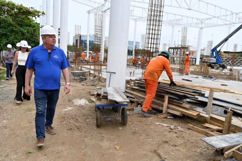 Obras do novo Ginásio Poliesportivo da Concha Acústica avançam – Prefeitura Municipal de Niterói