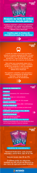 Postos de atendimento presencial para cadastro do Bilhete Único Municipal