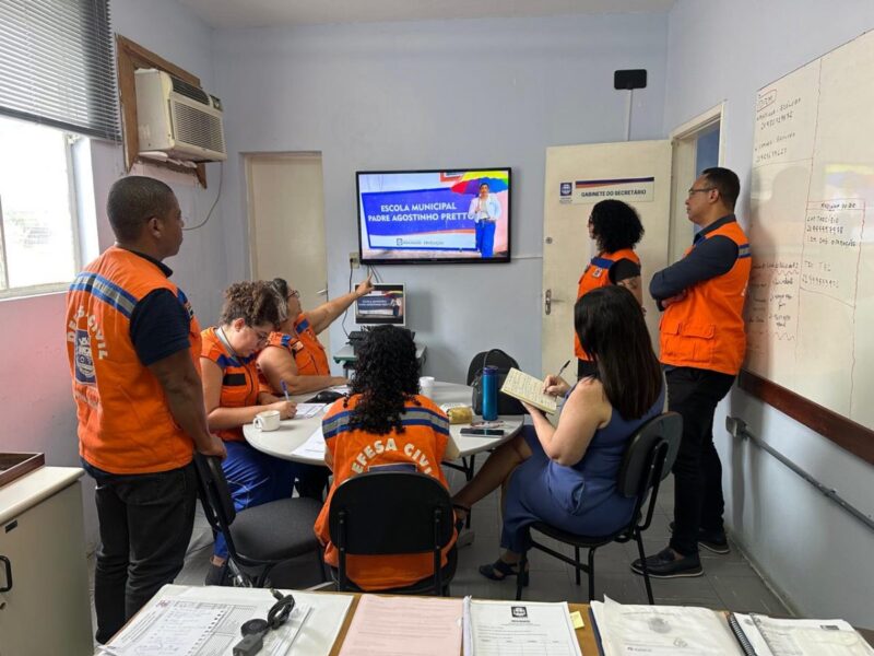 Defesa Civil de Nova Iguaçu faz exercício simulado em Pontos de Apoio e Abrigos Temporários