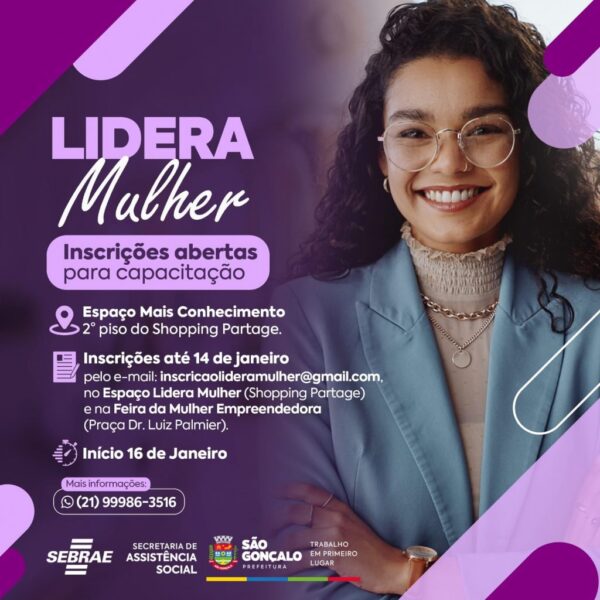 Lidera Mulher está com inscrições abertas para primeira turma de 2025