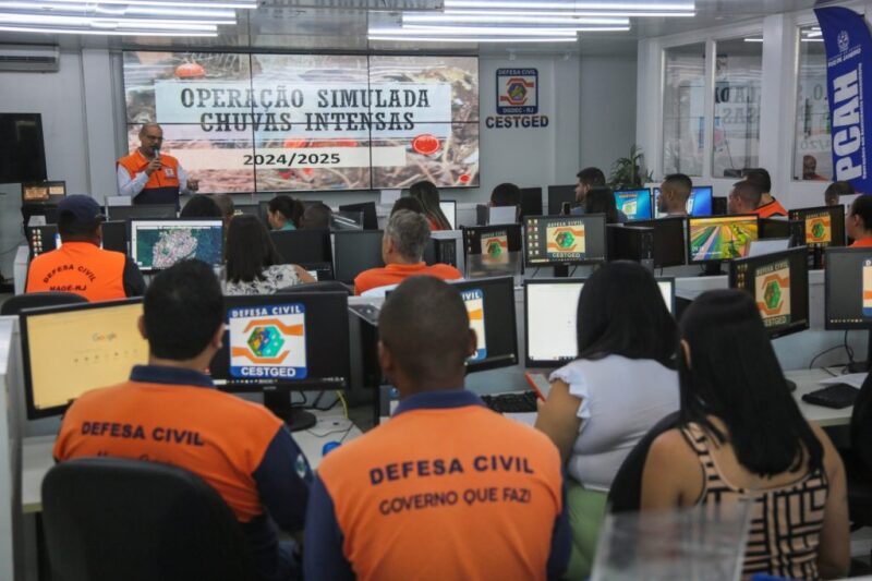 Operação Simulada de Chuvas Intensas