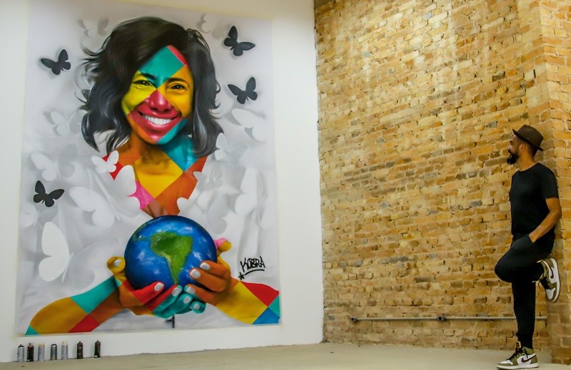 Parque Municipal Glória Maria, em Santa Teresa, ganha mural do artista plástico Kobra – Prefeitura da Cidade do Rio de Janeiro