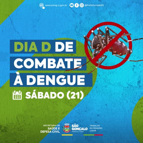 São Gonçalo tem Dia D de Combate à Dengue neste sábado
