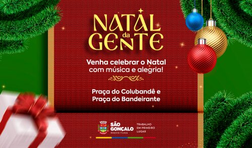 São Gonçalo terá celebração de Natal em mais três praças