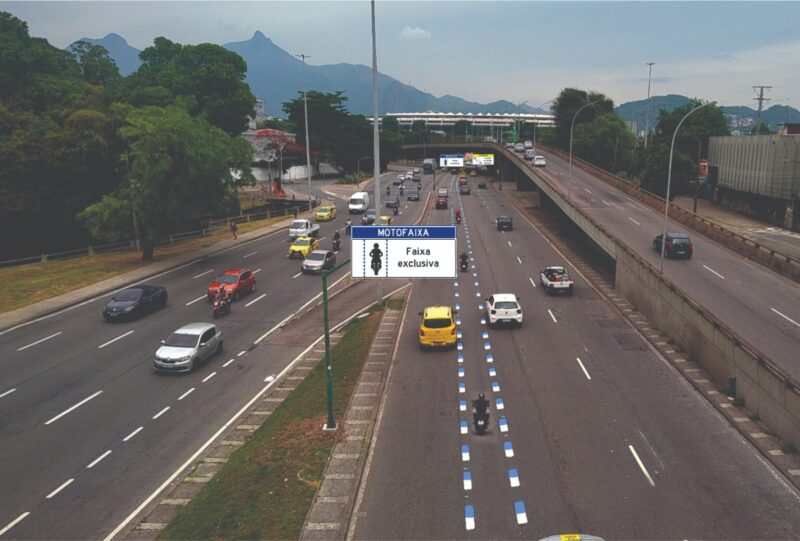 Segunda motofaixa do Rio começa a funcionar na Zona Norte nesta segunda-feira – Prefeitura da Cidade do Rio de Janeiro