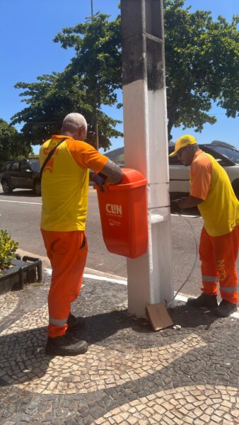 Prefeitura de Niterói inicia mutirão de instalação de 800 papeleiras – Prefeitura Municipal de Niterói