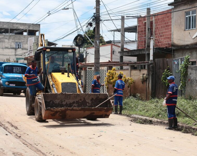 Nova Iguaçu continua ações de recuperação nos bairros afetados pelas chuvas