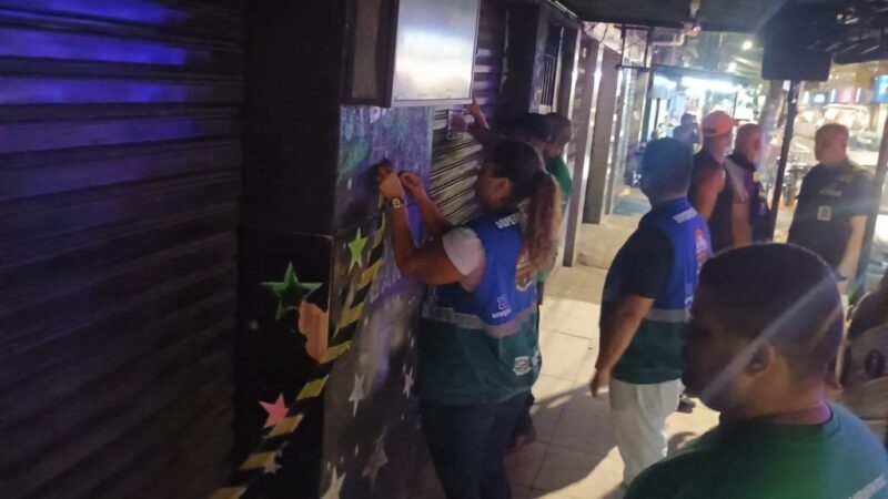 Prefeitura de Nilópolis realiza operação ‘Sons da Madrugada’ no Centro