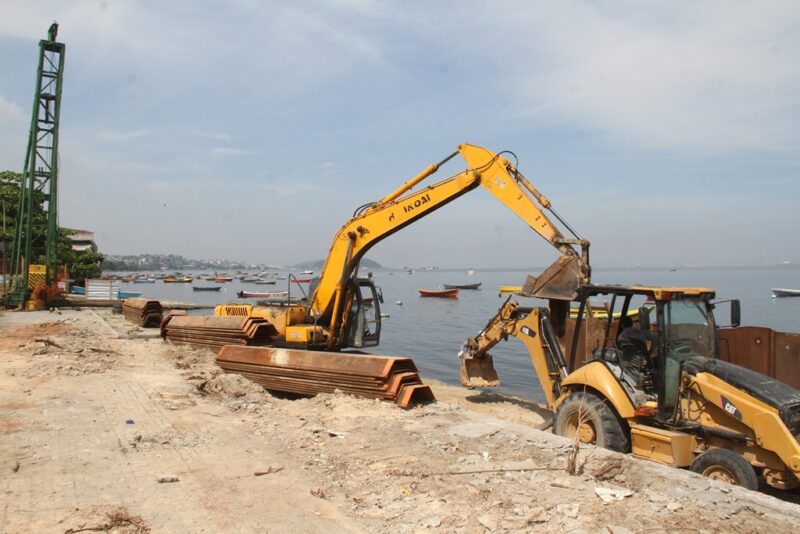 Segunda parte da obra na Praia das Pedrinhas é iniciada