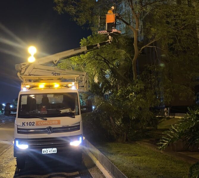 Comlurb inicia poda preventiva de árvores no roteiro dos carros alegóricos até o Sambódromo – Prefeitura da Cidade do Rio de Janeiro