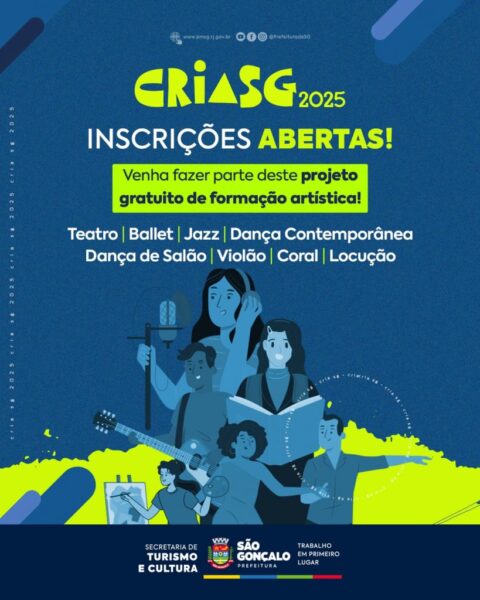 Cria SG abre inscrições para novas turmas nesta segunda-feira (10)