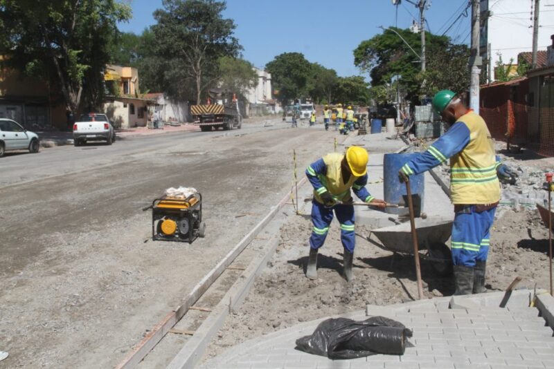 Obras do trecho 4 do MUVI na Trindade seguem avançando