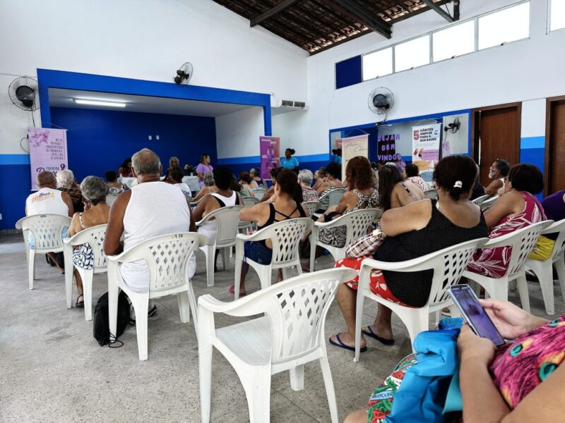 Palestra na Casa da Terceira Idade de Nova Cidade