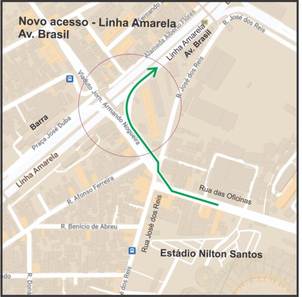 Prefeitura inaugura nova alça de acesso na Linha Amarela para dias de eventos no Estádio Nilton Santos – Prefeitura da Cidade do Rio de Janeiro