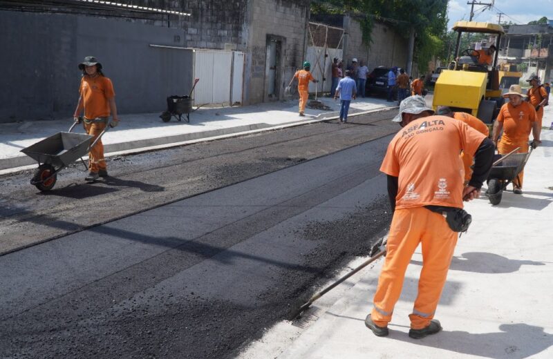 Prefeitura inicia pavimentação de ruas no Porto do Rosa