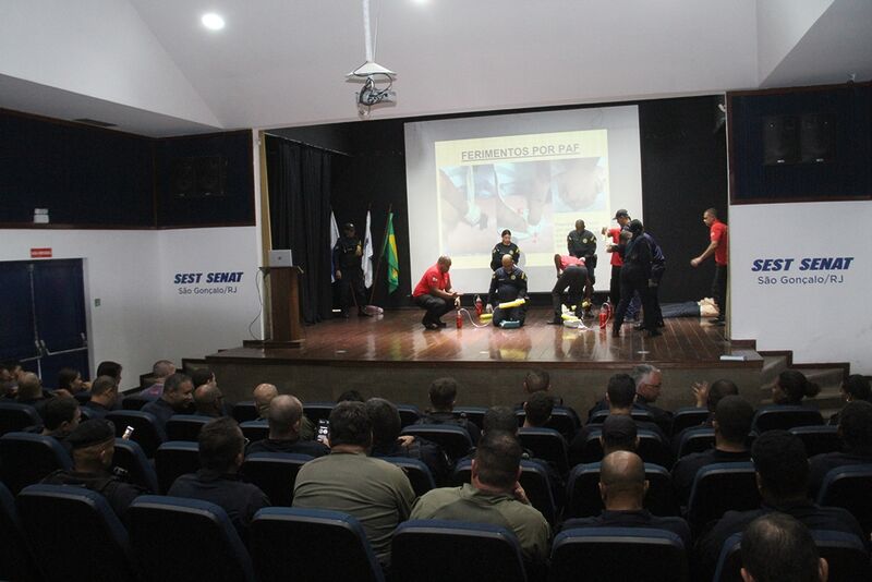 Guarda Municipal realiza capacitação em primeiros socorros no Sest Senat