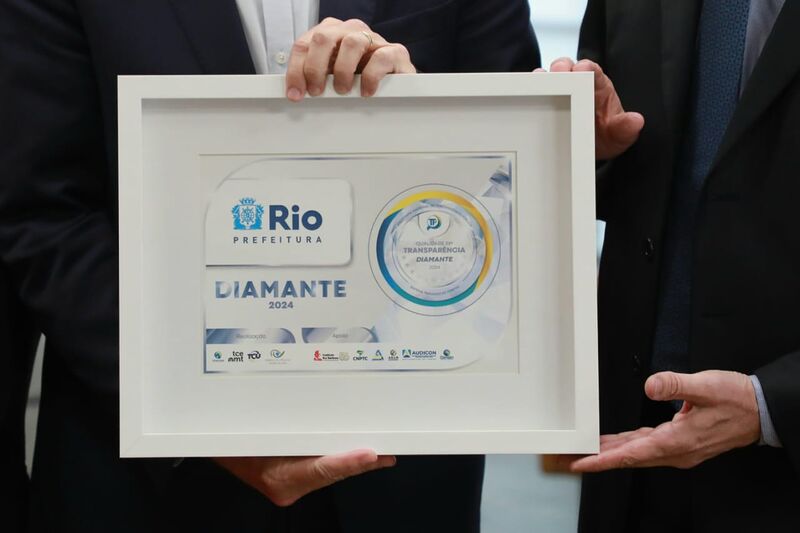 Prefeitura recebe Selo Diamante, a mais alta certificação do Programa Nacional de Transparência Pública – Prefeitura da Cidade do Rio de Janeiro