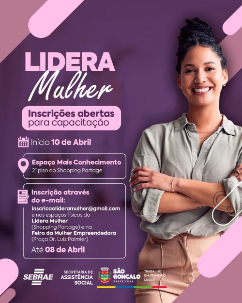 Projeto Lidera Mulher abre vagas para a 14ª turma