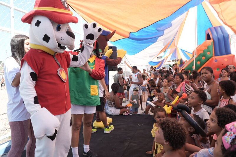 Sábado de festa para crianças do Porto Velho