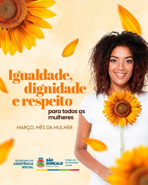 São Gonçalo realiza mobilização em alusão ao Dia Internacional da Mulher