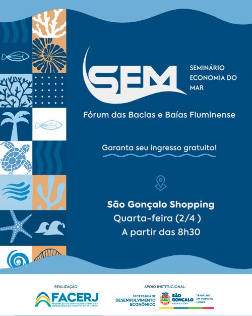 Seminário sobre economia do mar está com inscrições abertas