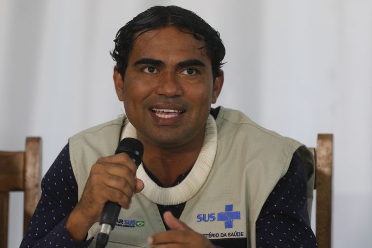 Fernando Frazão/Agência Brasil Entrevista do secretário de Saúde Indígena (Sesai) do Ministério da Saúde, Ricardo Weibe Tapeba, sobre o atendimento ao povo Yanomami, no Distrito Sanitário Especial Indígena.