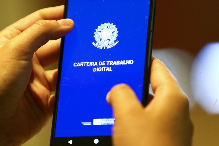 Carteira de trabalho digital.