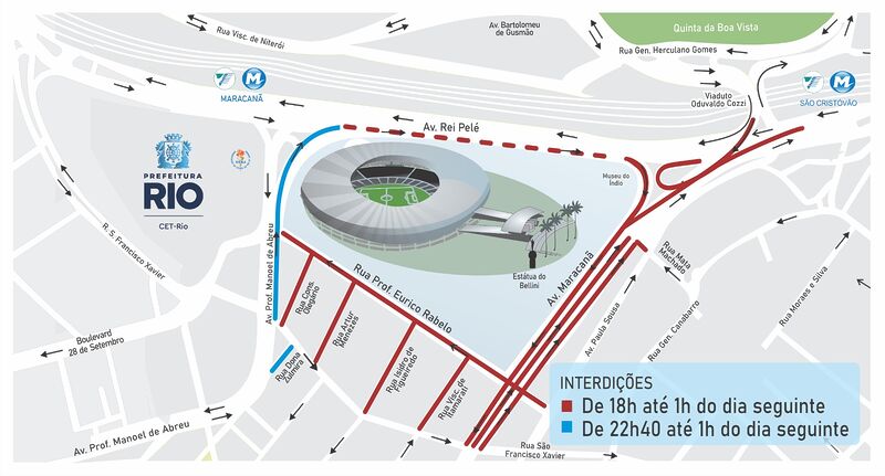 CET-Rio monta esquema de trânsito para Flamengo x Bahia no Maracanã, sábado (10/05) – Prefeitura da Cidade do Rio de Janeiro