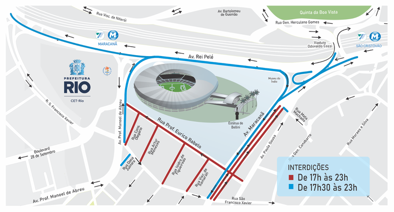 CET-Rio monta esquema de trânsito para Fluminense x Unión Española (CHI) no Maracanã, nesta quarta-feira (14/05) – Prefeitura da Cidade do Rio de Janeiro