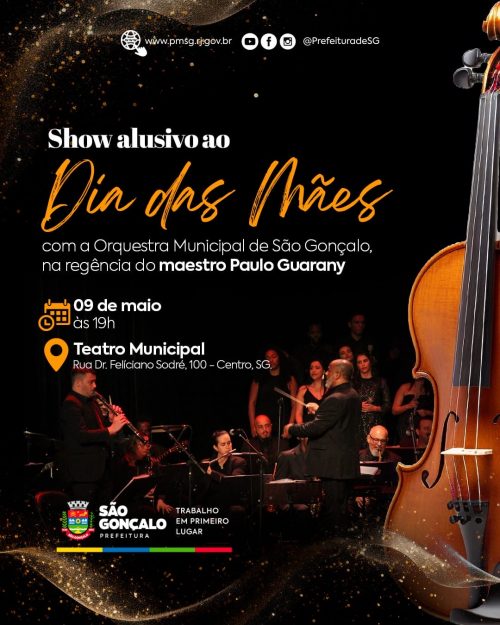 Orquestra faz homenagem para as mães no Municipal
