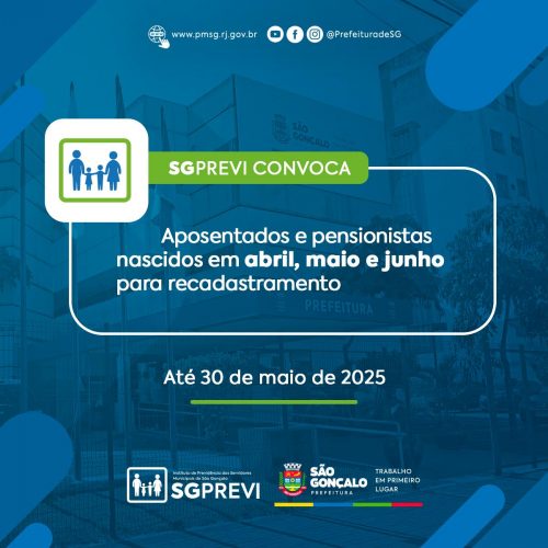 SG-Previ convoca aposentados e pensionistas para recadastramento 