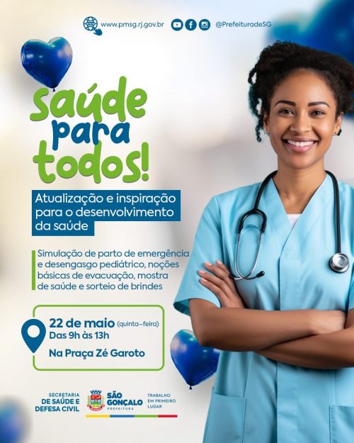 São Gonçalo promove ‘Saúde para Todos’ na praça do Zé Garoto 