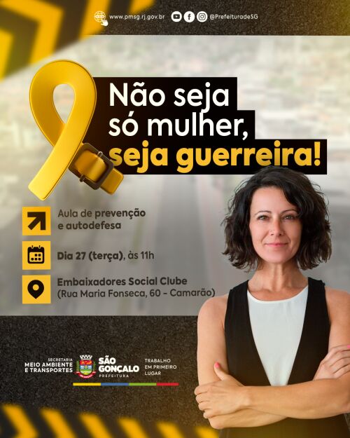São Gonçalo realizará aula de autodefesa para mulheres motoristas de aplicativo