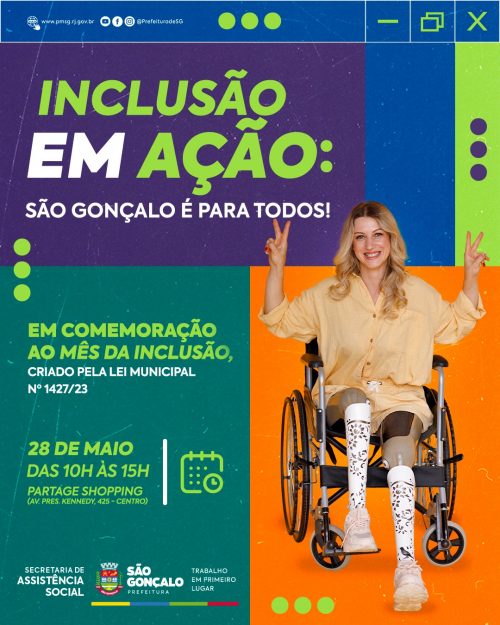 São Gonçalo vai oferecer serviços gratuitos em ação para PCDs 