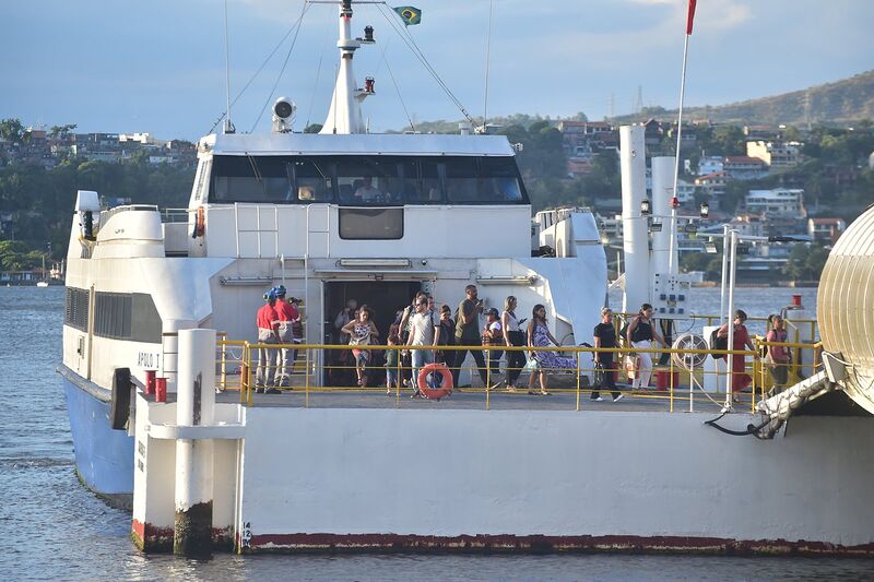Catamarã de Charitas registra aumento de 107% no fluxo de passageiros nessa quarta-feira – Prefeitura Municipal de Niterói