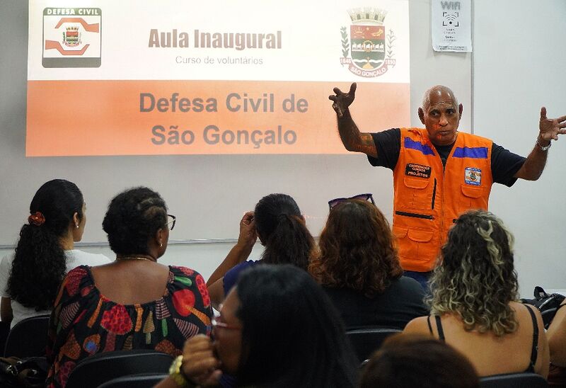 Defesa Civil inicia aulas da nova turma do Curso de Voluntários