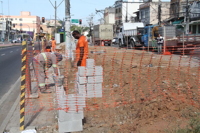 Obras da Praça do Vila Lage seguem avançando